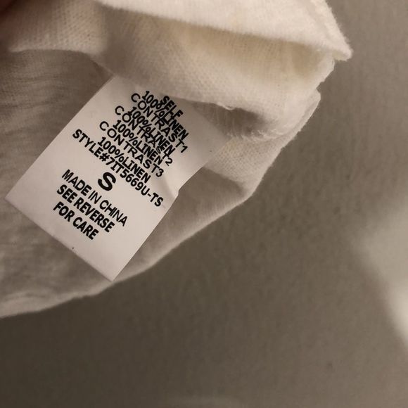 Honey Punch Striped 70’s Style Women’s S Small Casual Comfy Linen T Tee Shirt - Picture 5 of 6